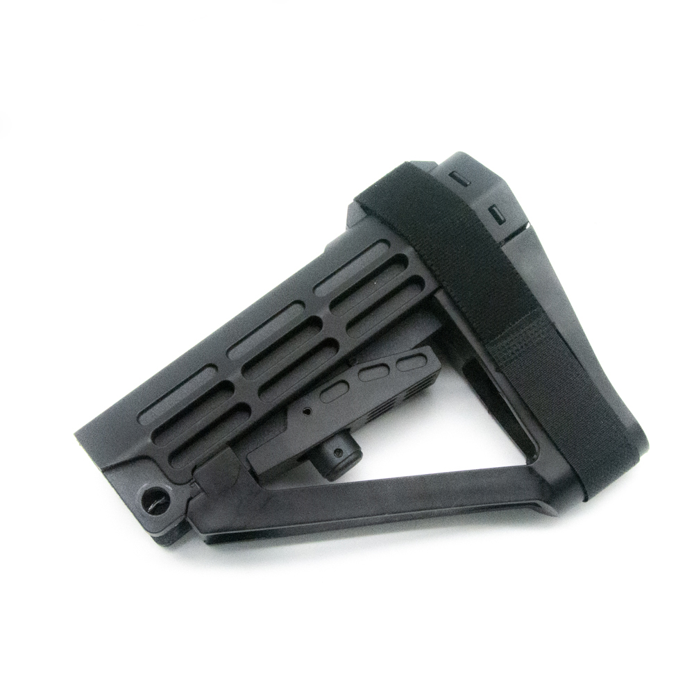 SBA4 Nylon Stock Buttstock Pistol M4 AR15 HK416 airsoft BK